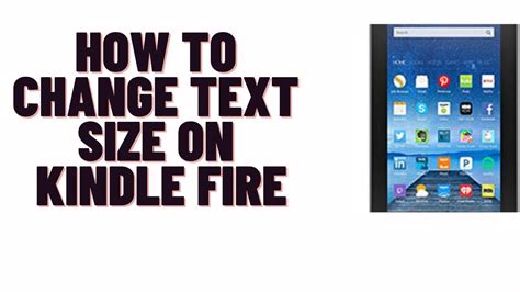 How to Change Font Size in Amazon Kindle 10 Update Font YouTube