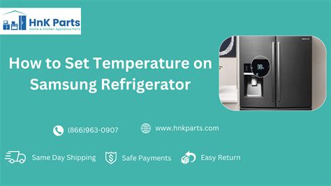 How to Set Temperature on Samsung Refrigerator Expert Guide