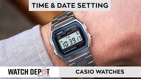 How to Set Time on Casio Digital Watch AE1000W Casio Time Setting