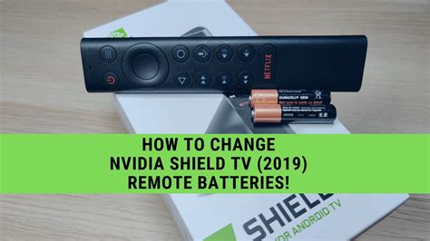 2019 NVIDIA SHIELD Remote How to Remove Battery Cover YouTube