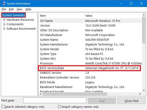 how to check bios version in acer laptop