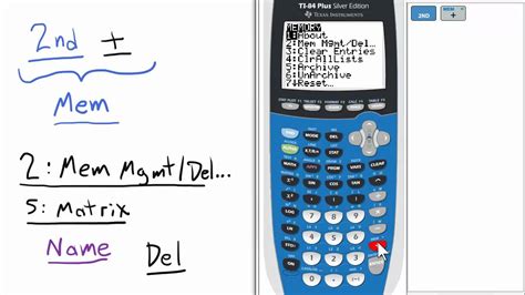 How to Enter a Matrix into a TI84 Calculator and Use it to Solve a