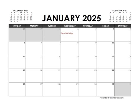 2025 Excel Calendar With Holidays Free Download Template Pauly Costanza