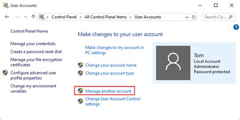 how to delete a user account on my acer laptop