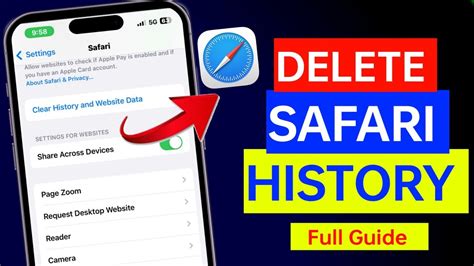 How to Clear Safari History on iPhone iOS 17 How to Delete Search History on Safari iPad 2024