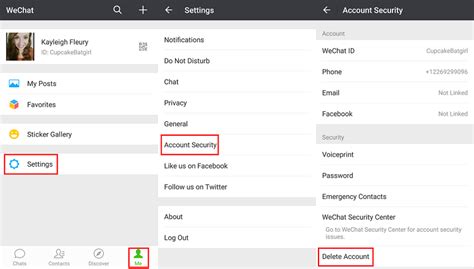 How to Delete a WeChat Account