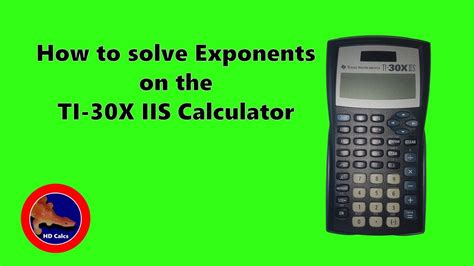 Texas Instruments Ti30x Iis Instructions