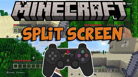 How to do split screen on minecraft