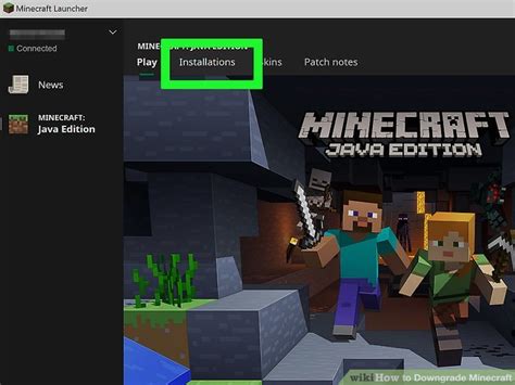 How to downgrade minecraft java