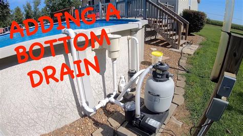 How to Drain an Above Ground Pool (easy trick) YouTube