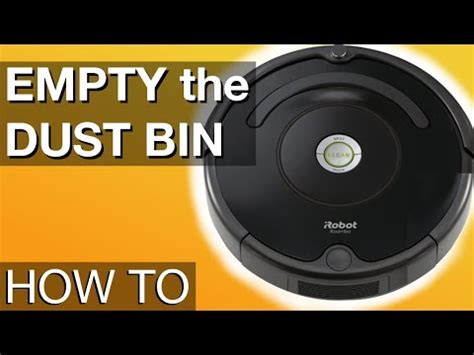 How To Empty Roomba How To Empty Irobot Roomba