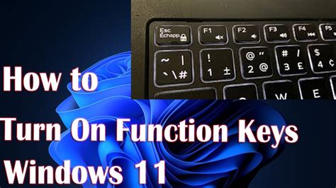 how to enable fn key in acer laptop windows 11