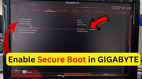 Gigabyte Secure Boot Enable Rambo Tech YouTube