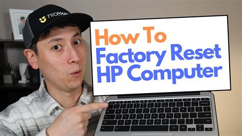 How To Restart Computer Hp How to Reset an HP Laptop to Factory