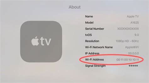 Find the mac address for a vizio 40 inch tv cargoroom