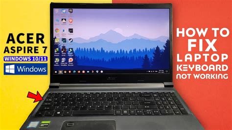 how to fix keyboard not working on acer laptop