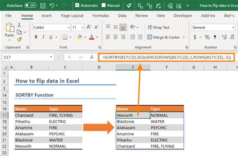 How to Flip Data in Excel from Bottom to Top (4 Quick Methods) (2025)
