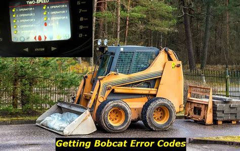 Bobcat S205 SkidSteer Loader Fault Error Codes List, DTCS, Service