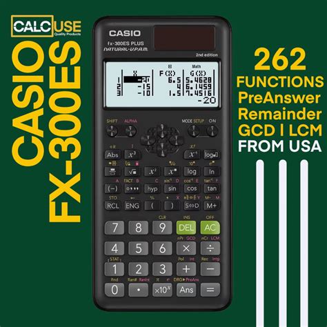 How to find GCD and LCM on the Casio fx300 ES Plus Calculator YouTube