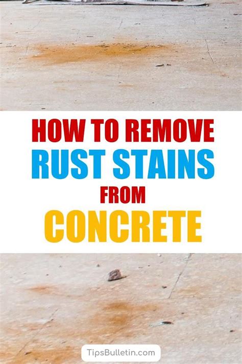 How To Remove Rust Stains From Concrete With Pressure Washer