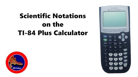 Scientific Notation on your TI 84 Calculator YouTube