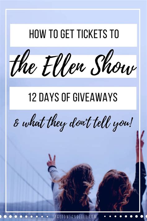 How To Get Tickets to Ellen