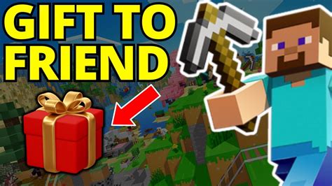 How to gift someone minecraft java