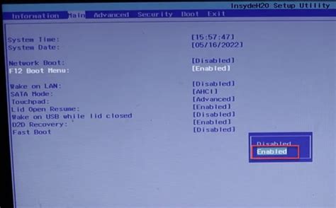 how to go to boot menu in acer laptop