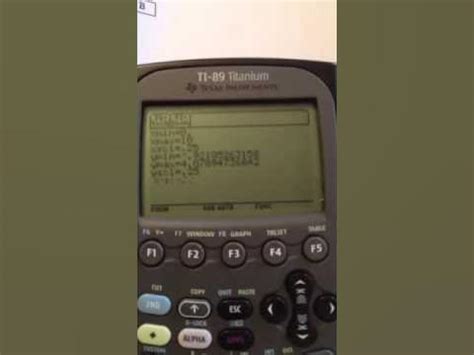 TI 89 Tips Algebra and Solving Equations YouTube