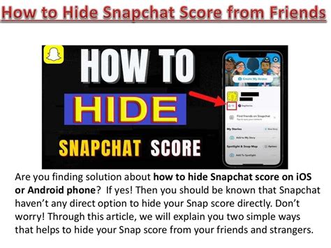 How To Hide Snapchat Score Snapchat ma snap score Kaise Kare ? YouTube