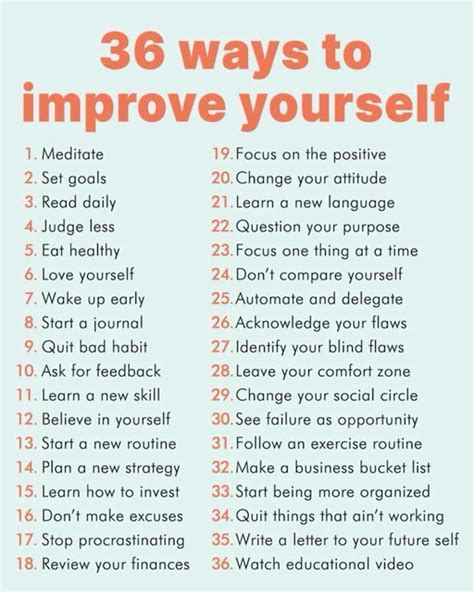 Ways to get better