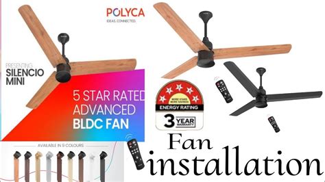 bldc fan installing.. YouTube