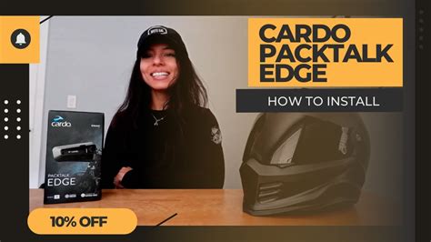 How to install your Cardo Packtalk Edge with cyclegeartv cardofam 