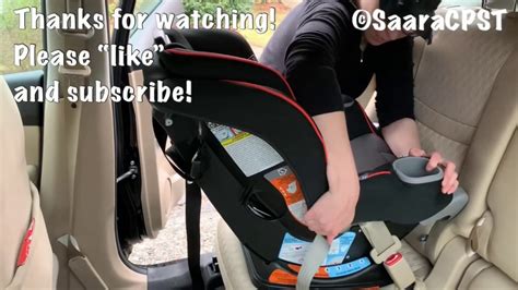 How To Install Graco Car Seat Rear Facing Click Connect Stroller