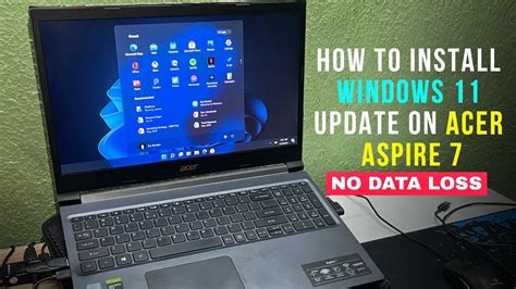 how to install windows 11 in acer laptop