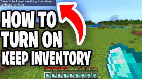 How to keep inventory in minecraft java