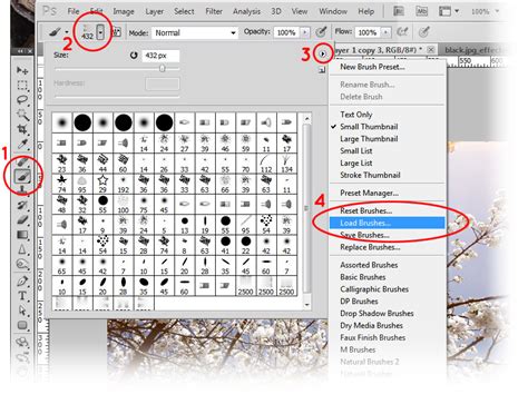 How to install brushes into Angie Muldowney