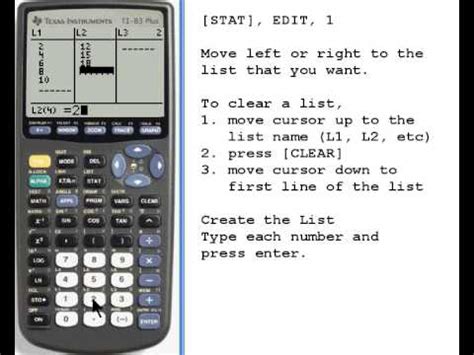 How to use Standard Deviation and other Statistics on the on the TI84