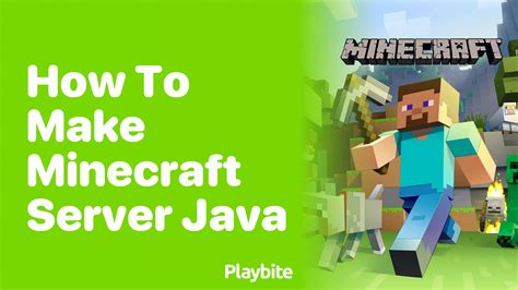 How to make a minecraft server java