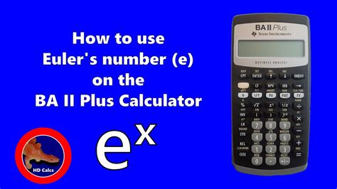 How to solve exponents on the TI BA ii Plus calculator YouTube