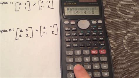 How To Solve Matrix Using a Calculator YouTube