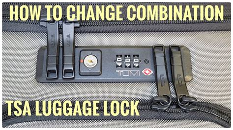 How to Change a Luggage Lock Combination COOLIFE Luggage Suitcase YouTube