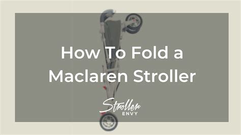 How to Clean a Maclaren Stroller How To Adult
