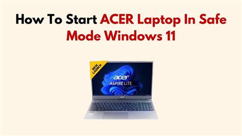 how to open acer laptop when it is not opening