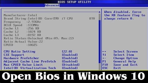 how to open bios in windows 10 acer laptop