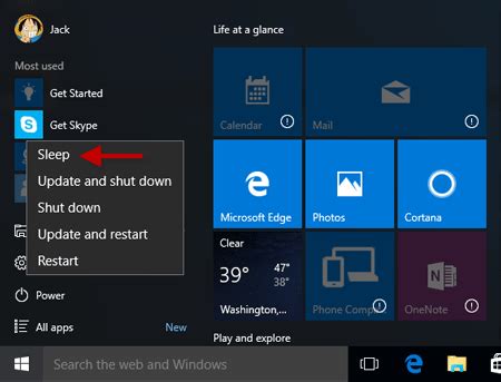 how to open laptop in sleep mode