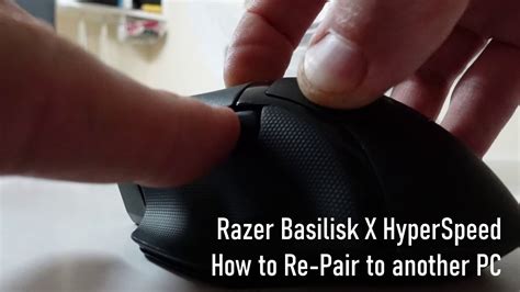 Razer Basilisk X HyperSpeed how to Bluetooth Pair to another Device