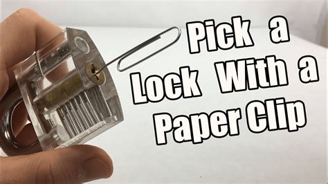 Picking A Lock With A Paperclip atelieryuwa.ciao.jp