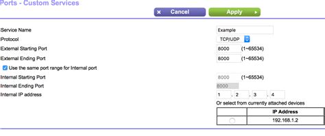 port forwarding Netgear genie Netgear Router Configuration