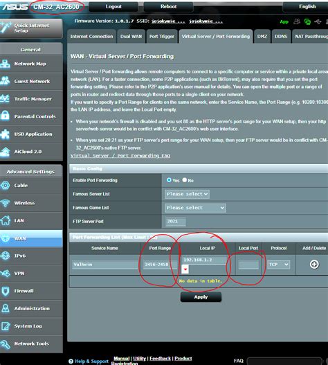 [Wireless Router] How to set up Virtual Server/Port Forwarding Rules on